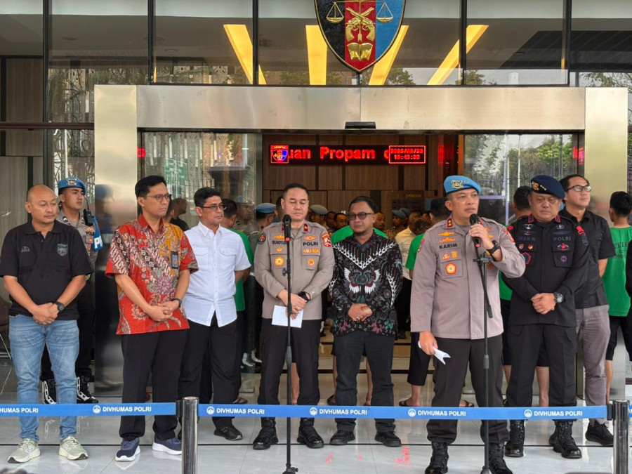 7 Personel Brimob Dirahan Ditemoat KhususTerkait Kasus Tabrak Ojol