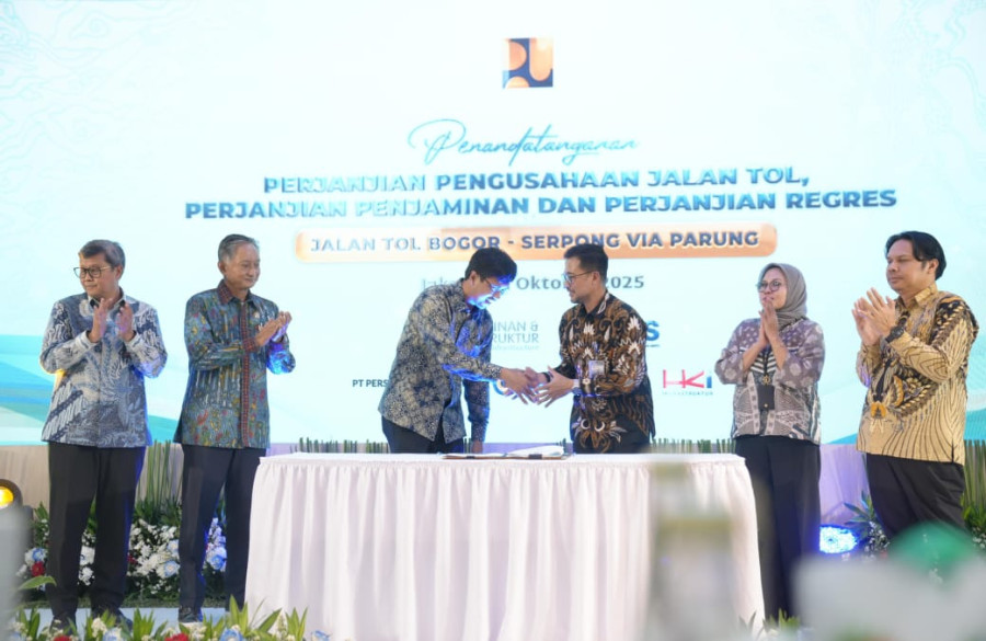 Konektivitas Kawasan, PT BSIS Tandatangani PPJT Ruas Bogor – Serpong via Parung