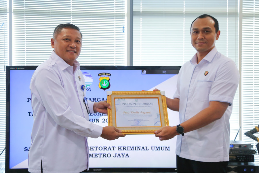 Amankan Aset Negara, BMKG Beri Penghargaan Ditreskrimum Polda Metro Jaya