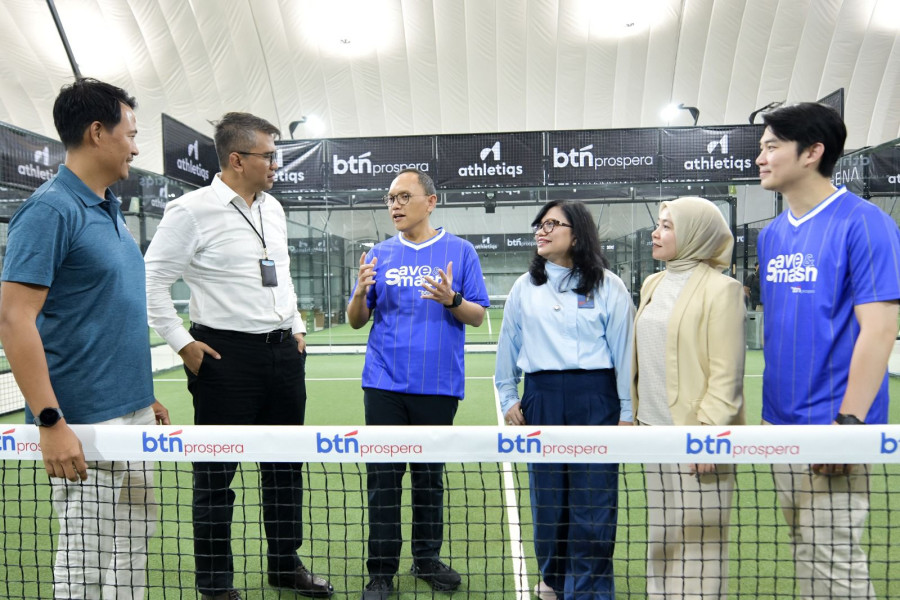 Dukung Olahraga Padel,  BTN Luncurkan Program Save & Smash, 