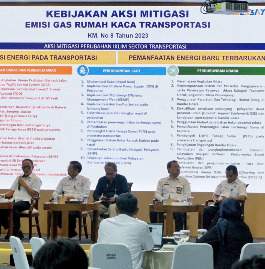 Kemenhub Wujudkan Transportasi Rendah Karbon
