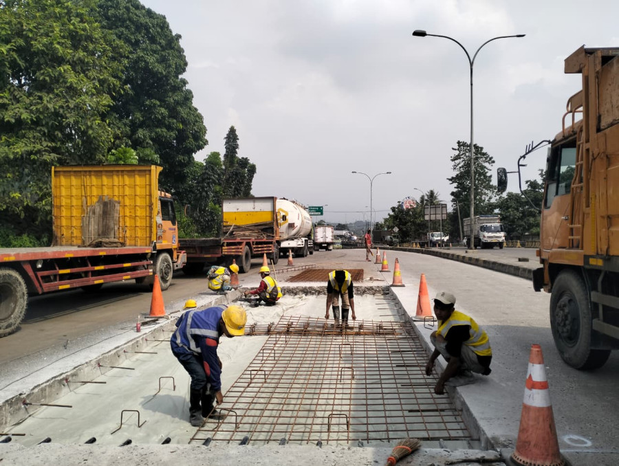 Tol Jagorawi Kembali Dilakukan Perbaikan Sejumlah Lajur Tidak  Bisa Dilewati