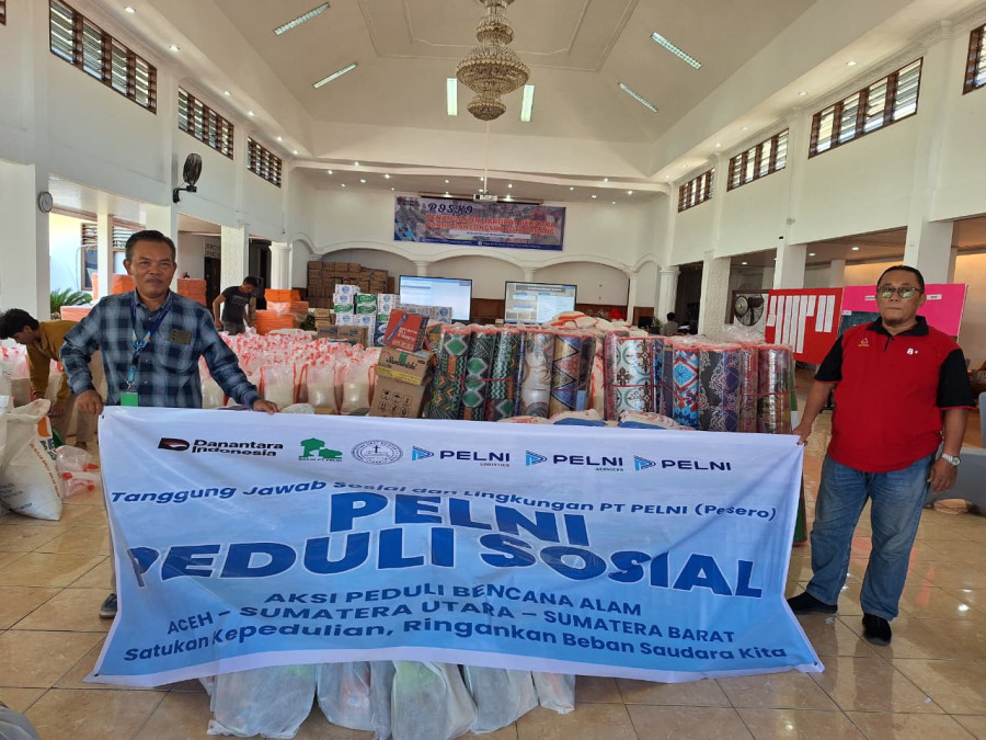PELNI Salurkan Bantuan Bagi Korban Banjir Bandang Sumatera Utara dan Sumatera Barat