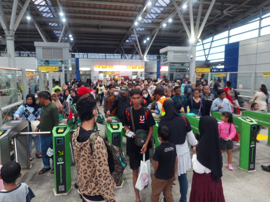 Stasiun  Antar Moda Cikarang, Tersibuk Selama  Nataru 2025-2026