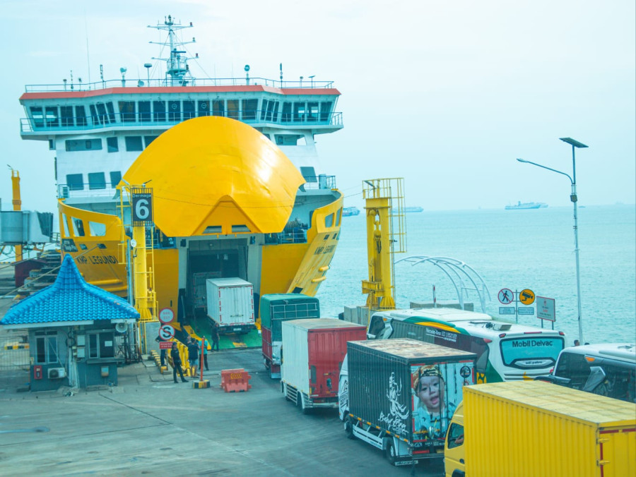 Periode Nataru, Arus  Logistik di Lintas Penyeberangan Terpantau Meningkat