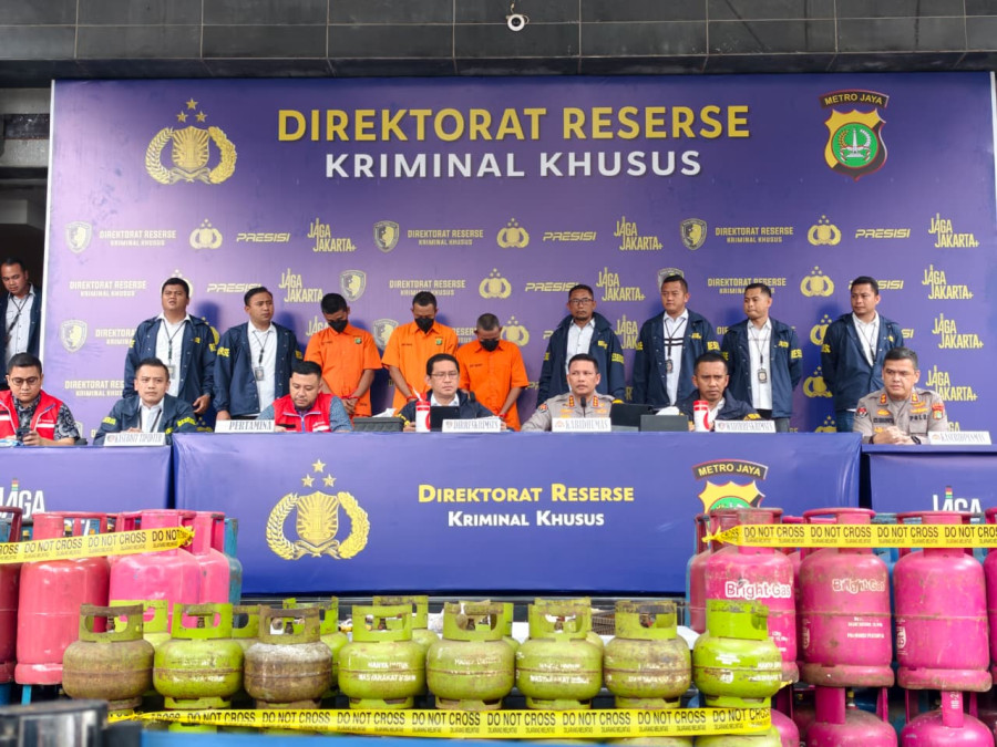 Sindikat Penyuntik LPG 3 Kg Dibongkar Polda Metro Jaya 