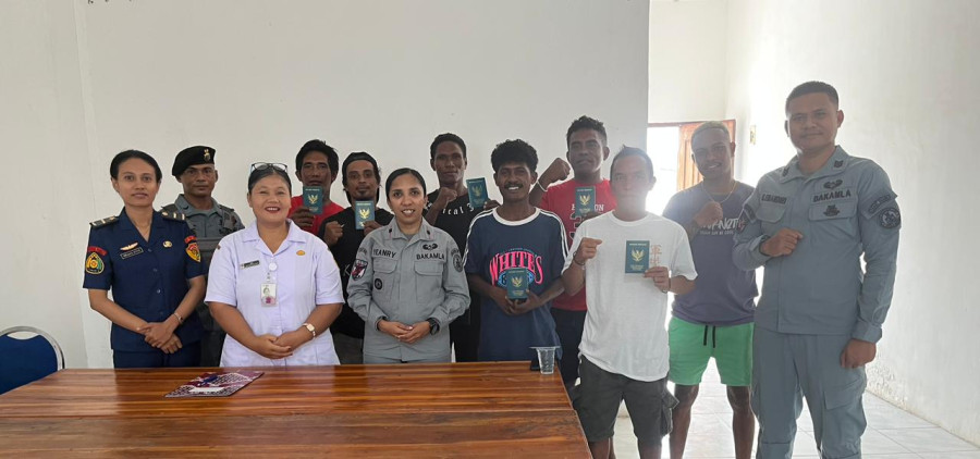 Bakamla RI Fasilitasi Pemulangan Enam Nelayan dari Timor Leste
