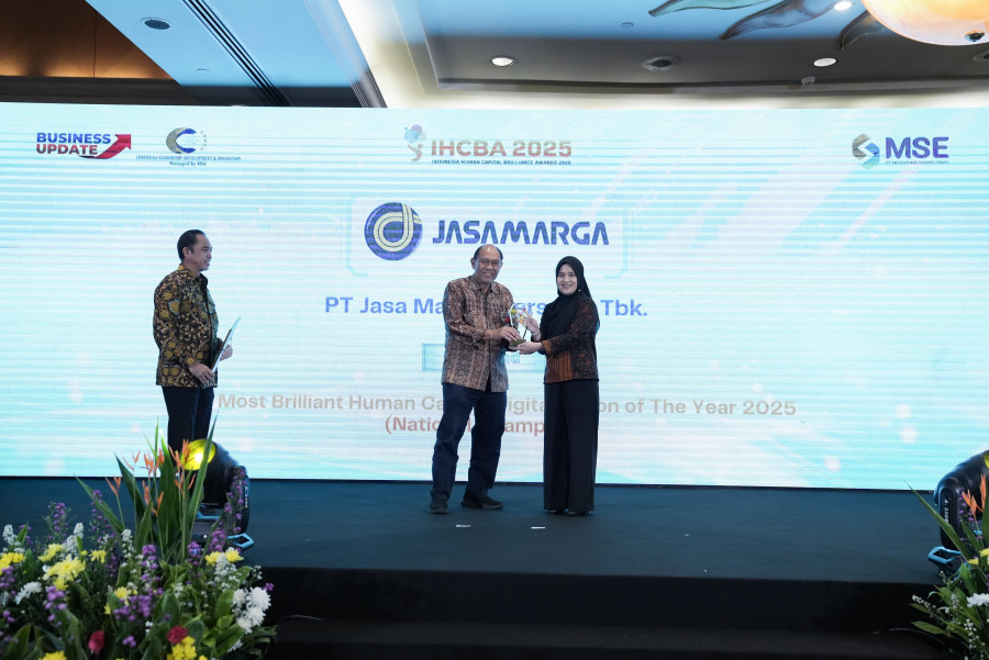 Implementasi Human Capital Berbasis AI, Jasa Marga Raih Dua Penghargaan di IHCBA 2025