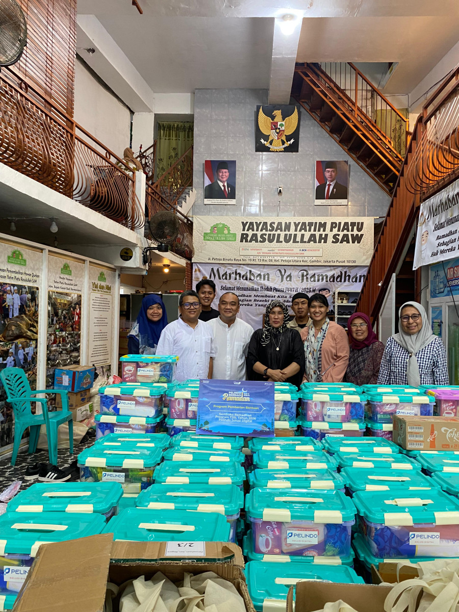 Pelindo Solusi Digital dan Forwahub Salurkan Bantuan Kepada  Anak Yatim