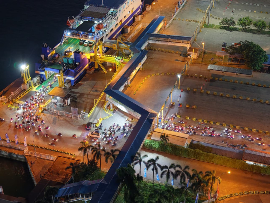 79 Persen Pemudik  Dari  Sumatera Telah Menyeberang ke Jawa