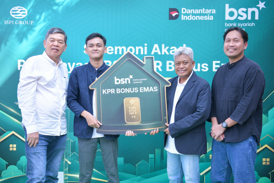 KPR Bonus Emas Bank BSN Tawarkan Nilai Tambah bagi Nasabah 