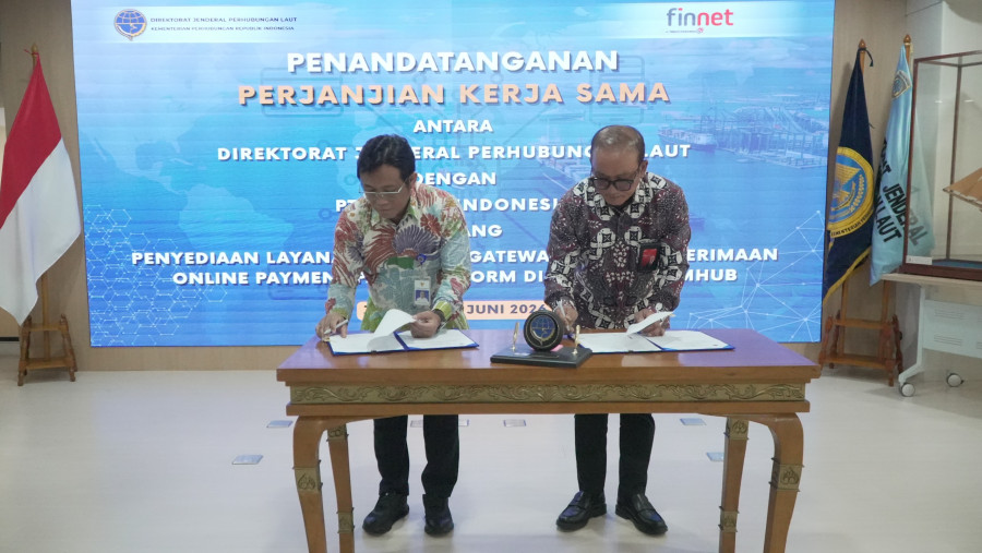 Kemenhub dan Finnet Indonesia Teken Kerja Sama Payment Gateway 