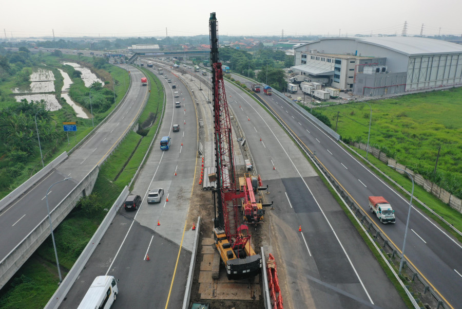 Progres Pelebaran Ruas Jalan Tol Surabaya–Gempol T3lah Mencapai 84,507 persen