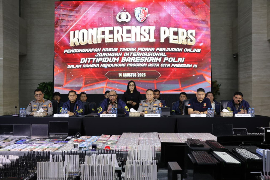 Bareskrim Polri Ungkap Jaringan Judol Internasional, Transaksi Capai Rp890 Miliar