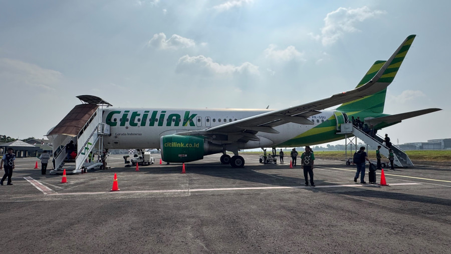 Maskapai Citilink Kembali Melayani Penerbangan dari Bandara Husein Sastranegara Bandung