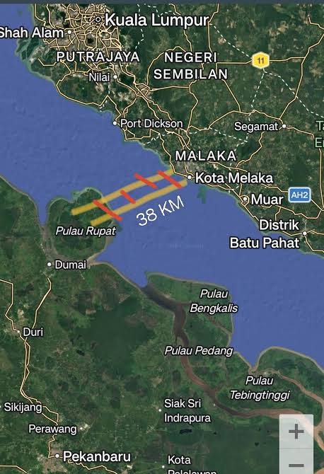 Indonesia - Malaysia  Jajaki Kerjasama Pelayanan Lintasan  Penyeberangan Dumai - Malaka   