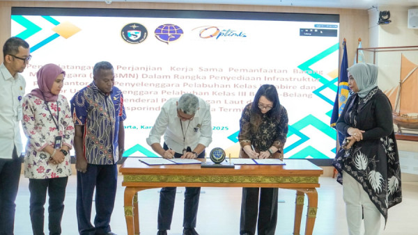 Kemenhub Teken Kesepakatan Pemanfaatan BMN dengan PT Transporindo Nusantara Terminal Selama 50 Tahun