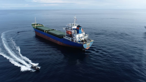 Puskodal Bakamla RI Deteksi Kapal MV Truong An 05 Berbendera Vietnam Mencurigakan di Selat Malaka
