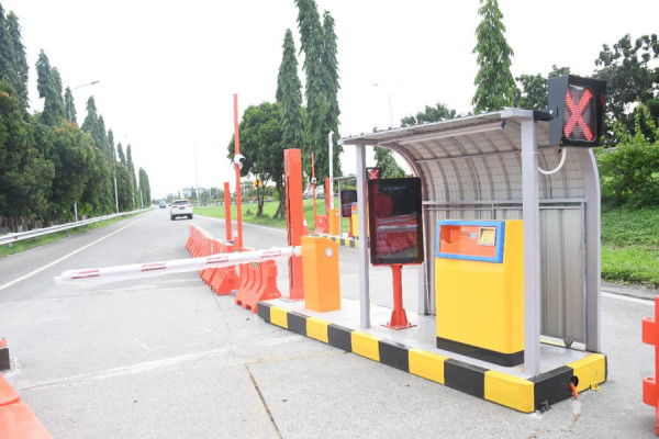 Tiga Unit OAB di GT Bandar Selamat 4 Ruas Tol Belmera, Siap Beroperasi