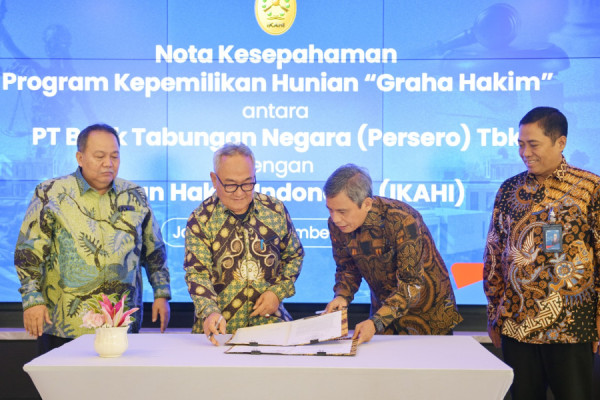 BTN Siapkan Fasilitas Kredit Kepemilikan Rumah  Untuk Para Hakim