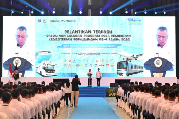 2.567  Calon ASN Dilantik, Menhub Dudy: Kalian Adalah Wajah Negara