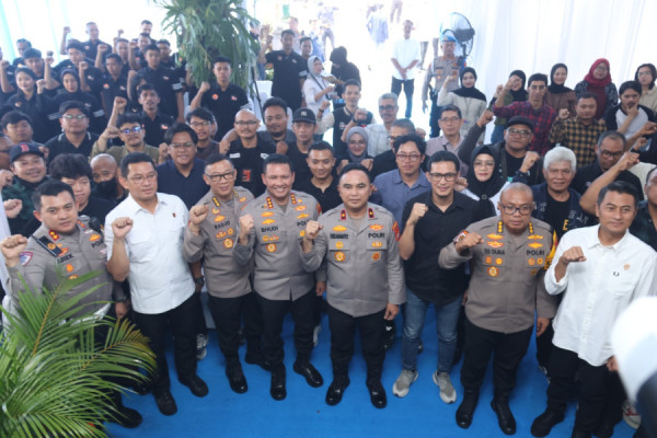 Wakapolda Metro, Rayakan HPN Bersama FWP di Balai Wartawan  