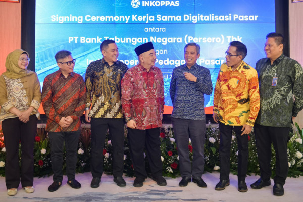 Akses Keuangan Pedagang, BTN  Garap Pasar Retail Melalui  INKOPPAS   