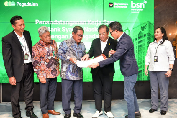 Bank BSN  Kucurkan Pembiayaan Rp1,4 Triliun untuk Pegadaian