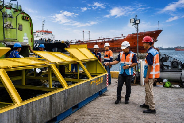 PTP Nonpetikemas Bengkulu Kembali Tangani Curah Cair dengan Sistem Drop Tank