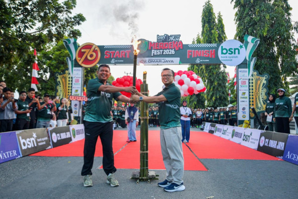Hijaukan Lhokseumawe, Bank BSN Tebar Kebaikan Lewat Lilawangsa Run 2026