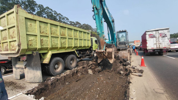Ruas Tol Jakarta – Tangerang Kembali Dilakukan Perbaikan