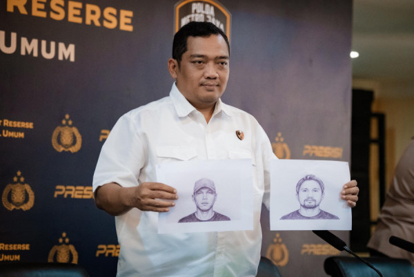 Penyidik Polda Metro Jaya  Ungkap Sketsa Terduga Pelaku Kematian BS