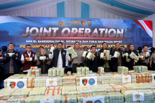 Ungkap Modus Penyelundupan 1,16 Ton Ketamin di Sumut, Kapal Matikan Sinyal Pelacak