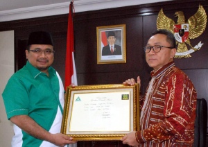 PERTEMUAN KETUA MPR DENGAN GP ANSOR