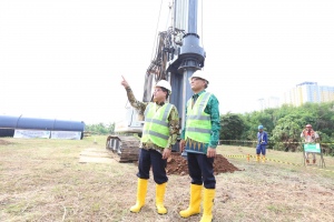  Peletakan Batu Pertama Menara Mandiri Di Bekasi