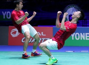 Menangkan Perang Saudara Kevin/Marcus Juara  India Terbuka