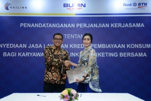  Bank BTN Gandeng Railink