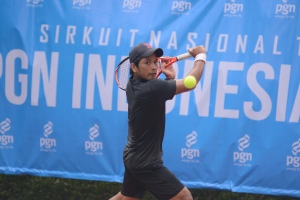 Iqbal Bilal Saputra, Meluncur Mulus di Tenis PGN Indonesia Open          