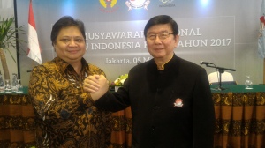 Di Tangan  Airlangga Wushu Indonesia Diharapkan Lebih Baik 
