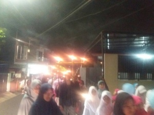 Pawai Obor Sambut Bulan Ramadhan