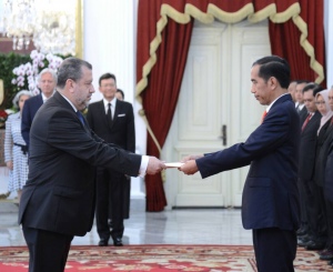 Penyerahan Surat Kepercayaan Dari 5 Duta Besar Negara Sahabat 