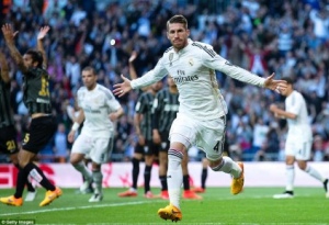 Dua Gol Ramos Mantapkan Real Madrid Di Puncak Klasemen