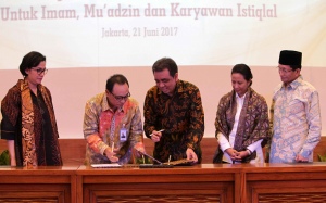 SUBSIDI IB BAGI IMAM, MU'ADZIN DAN KARYAWAN MASJID ISTIQLAL