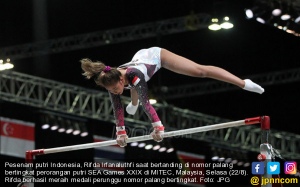 Rifda Rebut Emas Setelah Kunci Pesenam Malaysia