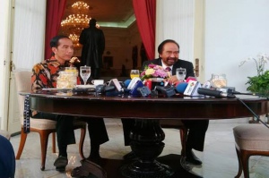 Ketua Umum Nasdem Temui Presiden Jokowi di Istana
