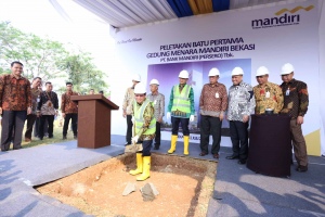  Peletakan Batu Pertama Menara Mandiri Di Bekasi