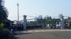 Imam Besar FPI Habib Rizieq Tidak Hadir, Kondisi Kawasan Istana Dijaga ketat
