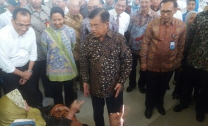 Kunjungan kerja Wapres Jusuf Kalla ke Terminal 3 Bandara Soetta
