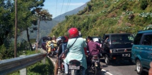  Jalur Dieng -Wonosobo Rawan, Pemudik Dihimbau Waspada
