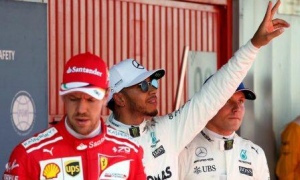 GP Spanyol: Ungguli Vettel 0,051 detik  , Hamilton Raih Pole